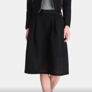 Armani exchange full perforated midi skirt